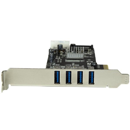 StarTech.com 4PT PCIe USB3 Card Adapter UASP SATA LP4