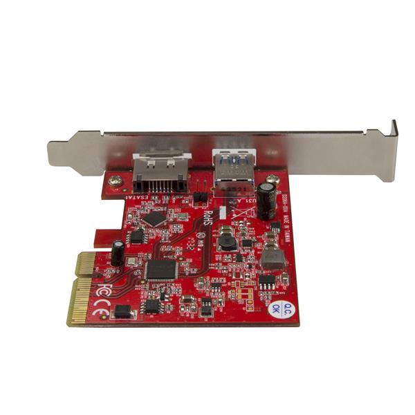 StarTech.com PCIe Card 2PT USB 3.1 10Gbps Plus eSATA