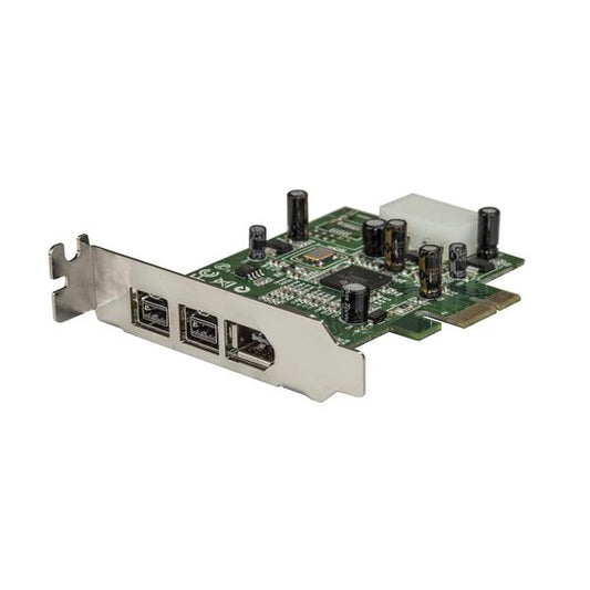 StarTech.com 3 Port 2b 1a LP 1394 PCIe FireWire Card - NWT FM SOLUTIONS - YOUR CATERING WHOLESALER