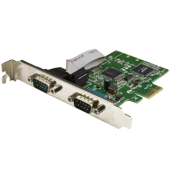 StarTech.com 2PT PCIe Serial Card with 16C1050 UART - NWT FM SOLUTIONS - YOUR CATERING WHOLESALER