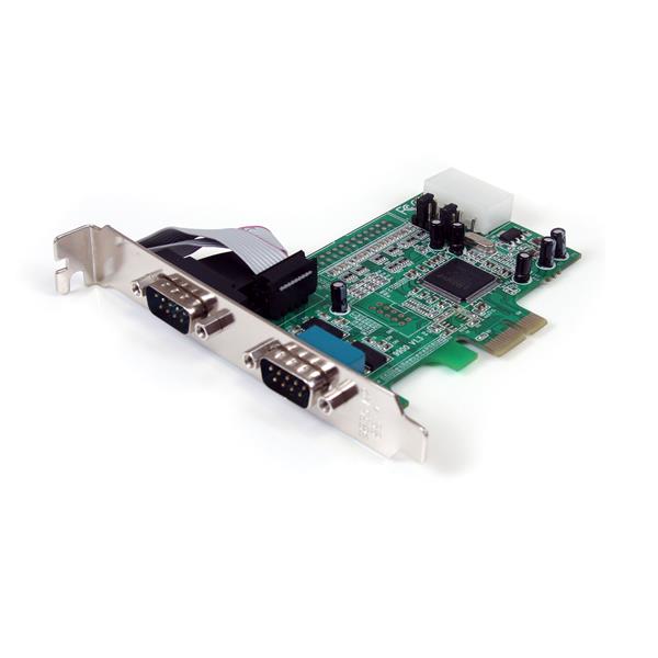 StarTech.com 2PT PCIe Serial Adapter Card 16550 UART - NWT FM SOLUTIONS - YOUR CATERING WHOLESALER