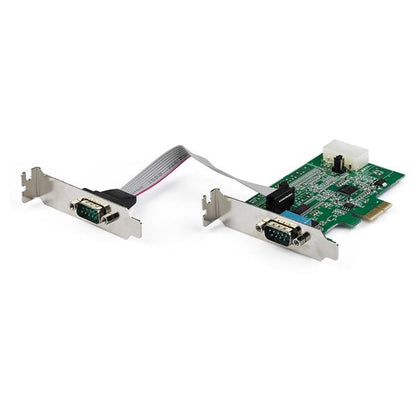 StarTech.com 2 Port RS232 Serial Adapter PCIe Card - NWT FM SOLUTIONS - YOUR CATERING WHOLESALER