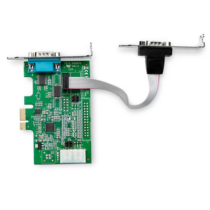 StarTech.com 2 Port RS232 Serial Adapter PCIe Card