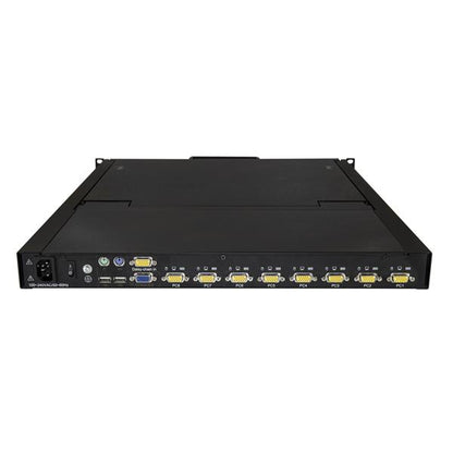 StarTech.com 8 Port 1U 19in Rack Mount KVM Console