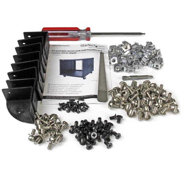 StarTech.com 9U Portable Server Rack with Handles