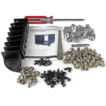 StarTech.com 9U Portable Server Rack with Handles