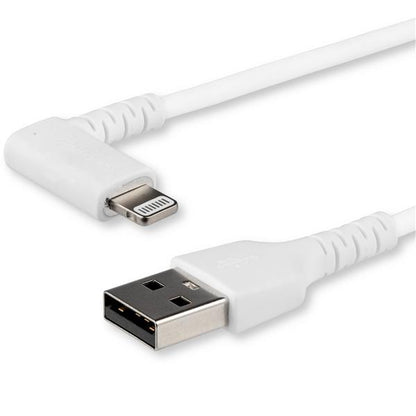 StarTech.com 2m White Angled Lightning to USB Cable - NWT FM SOLUTIONS - YOUR CATERING WHOLESALER