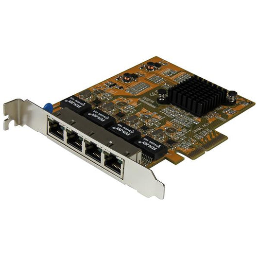 StarTech.com 4 Port PCIe Gigabit Network Adapter Card - NWT FM SOLUTIONS - YOUR CATERING WHOLESALER