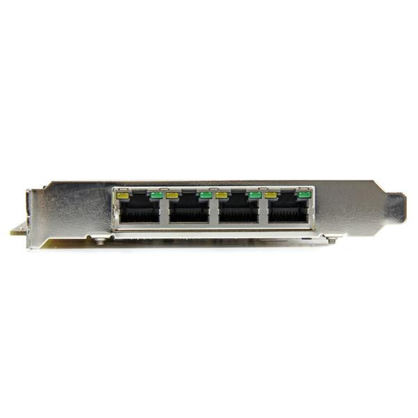 StarTech.com 4 Port Gigabit PoE PCIe NIC