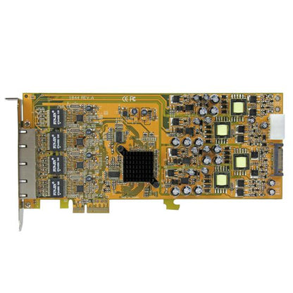 StarTech.com 4 Port Gigabit PoE PCIe NIC