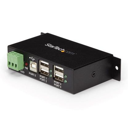 StarTech.com Mountable 4 Port Rugged Ind USB Hub ESD - NWT FM SOLUTIONS - YOUR CATERING WHOLESALER