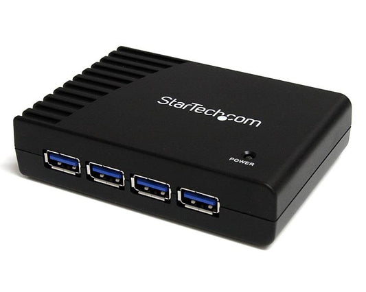 StarTech.com 4 Port Black SuperSpeed USB 3.0 Hub - NWT FM SOLUTIONS - YOUR CATERING WHOLESALER