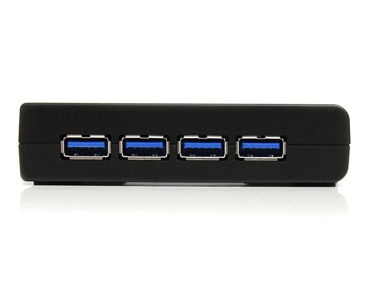 StarTech.com 4 Port Black SuperSpeed USB 3.0 Hub