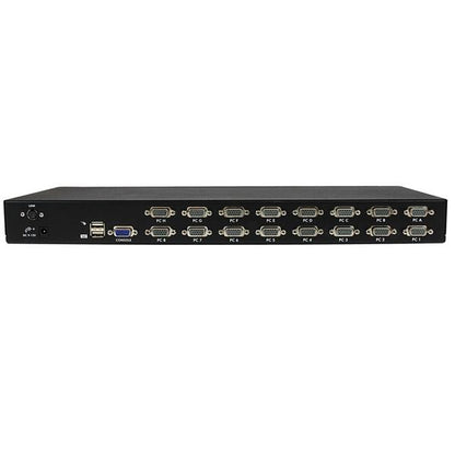 StarTech.com 16 Port 1U Rack Mount USB OSD KVM Switch