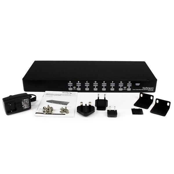 StarTech.com 16 Port 1U Rack Mount USB OSD KVM Switch