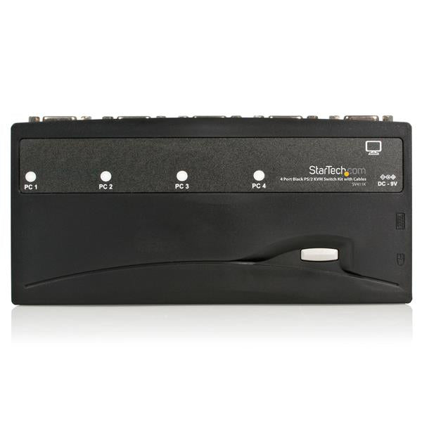 StarTech.com 4 Port PS2 KVM Switch Kit with Cables