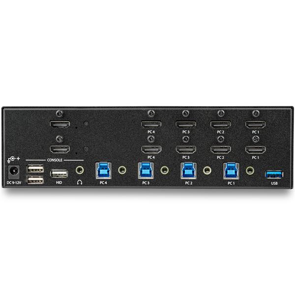 StarTech.com 4PT HDMI KVM Switch Dual Display 4K 30Hz