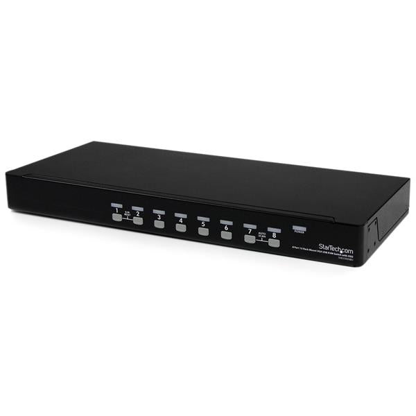 StarTech.com 8 Port 1U Rack Mount USB KVM Switch OSD - NWT FM SOLUTIONS - YOUR CATERING WHOLESALER