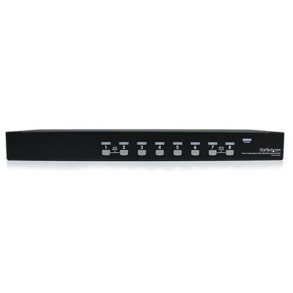 StarTech.com 8 Port 1U Rack Mount USB KVM Switch OSD