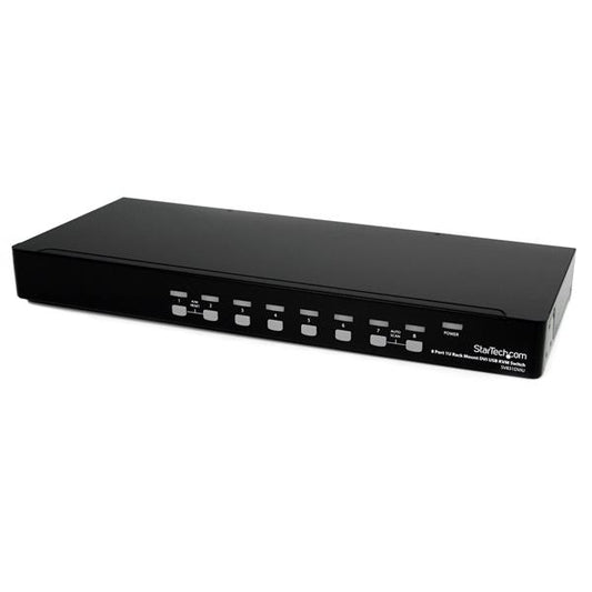 StarTech.com 8 Port 1U Rack Mount DVI USB KVM Switch - NWT FM SOLUTIONS - YOUR CATERING WHOLESALER