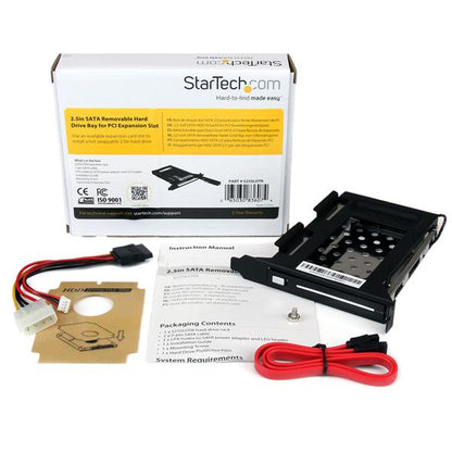 StarTech.com 2.5in SATA Removable HDD Bay for PC Slot