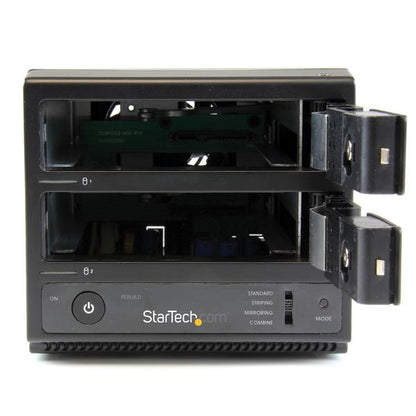 StarTech.com USB3 eSATA DualBay Trayless 3.5 HDD Case