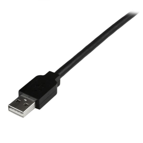 StarTech.com 15m USB 2.0 Active Cable with 4 Port Hub