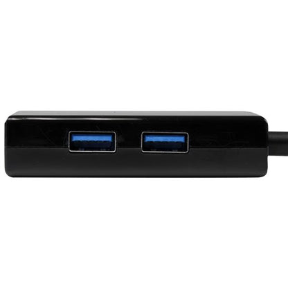 StarTech.com USB3 to GB Network Adapter 2 Port Hub