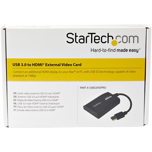 StarTech.com USB3.0 to HDMI Video Adapter DisplayLink