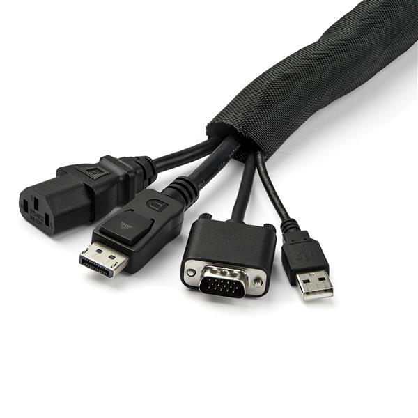 StarTech.com 4.6m 15ft Cable Management Sleeve