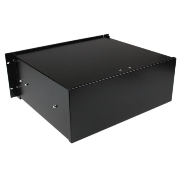StarTech.com 4U 19in Rack Black Steel Storage Drawer