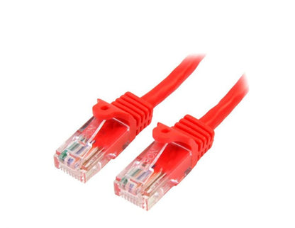 StarTech.com 1m Red Cat5e Snagless RJ45 Patch Cable - NWT FM SOLUTIONS - YOUR CATERING WHOLESALER