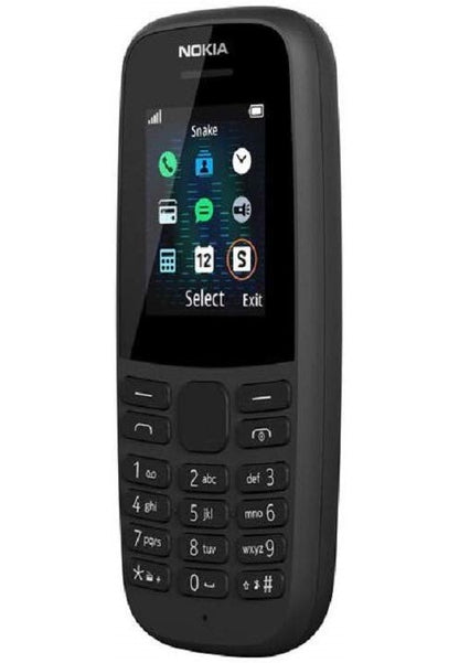 Nokia 105 1.8 Inch Black Mobile Phone