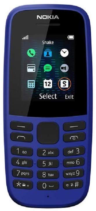 Nokia 105 1.8 Inch Blue Mobile Phone - NWT FM SOLUTIONS - YOUR CATERING WHOLESALER