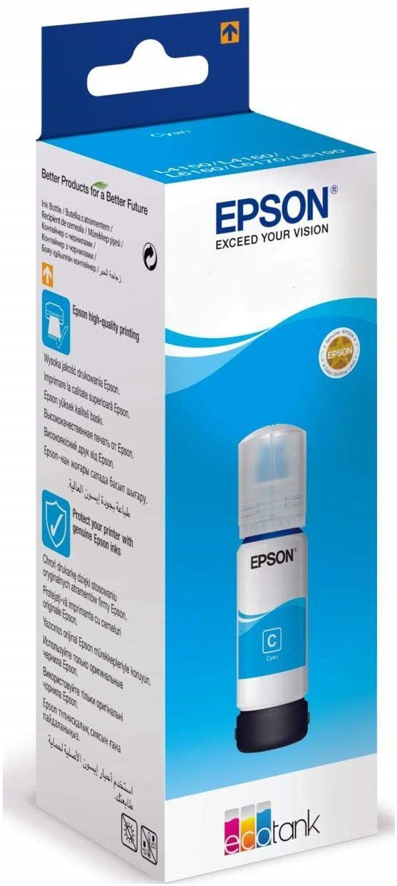 Epson 113 Cyan EcoTank Ink Bottle 70ml - C13T06B240 - NWT FM SOLUTIONS - YOUR CATERING WHOLESALER