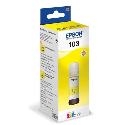 Epson 113 Yellow EcoTank Ink Bottle 70ml - C13T06B440 - NWT FM SOLUTIONS - YOUR CATERING WHOLESALER