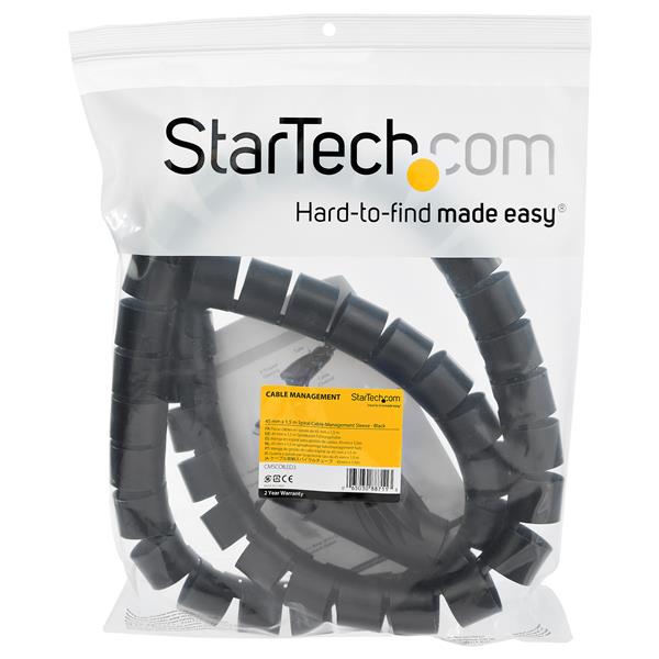 StarTech.com Cable Management Sleeve 50mm DIA. x 1.5m