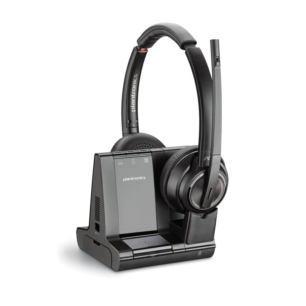 Poly Savi 8220 USB Wireless Stereo Headset - NWT FM SOLUTIONS - YOUR CATERING WHOLESALER
