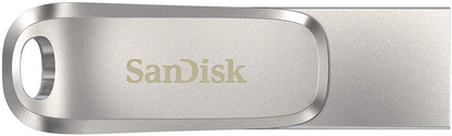 SanDisk Ultra Dual Drive Luxe 32GB USB A USB C Stainless Steel Flash Drive - NWT FM SOLUTIONS - YOUR CATERING WHOLESALER