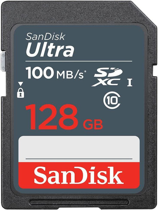 SanDisk 128GB Ultra Class 10 SDXC Memory Card - NWT FM SOLUTIONS - YOUR CATERING WHOLESALER