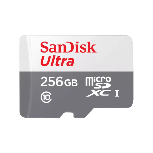 SanDisk 256GB Ultra Class 10 MicroSDXC Memory Card and Adapter - NWT FM SOLUTIONS - YOUR CATERING WHOLESALER