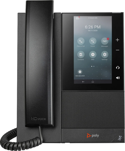 POLY CCX 500 Business Media IP Power Over Ethernet Phone Ships without Power Supply