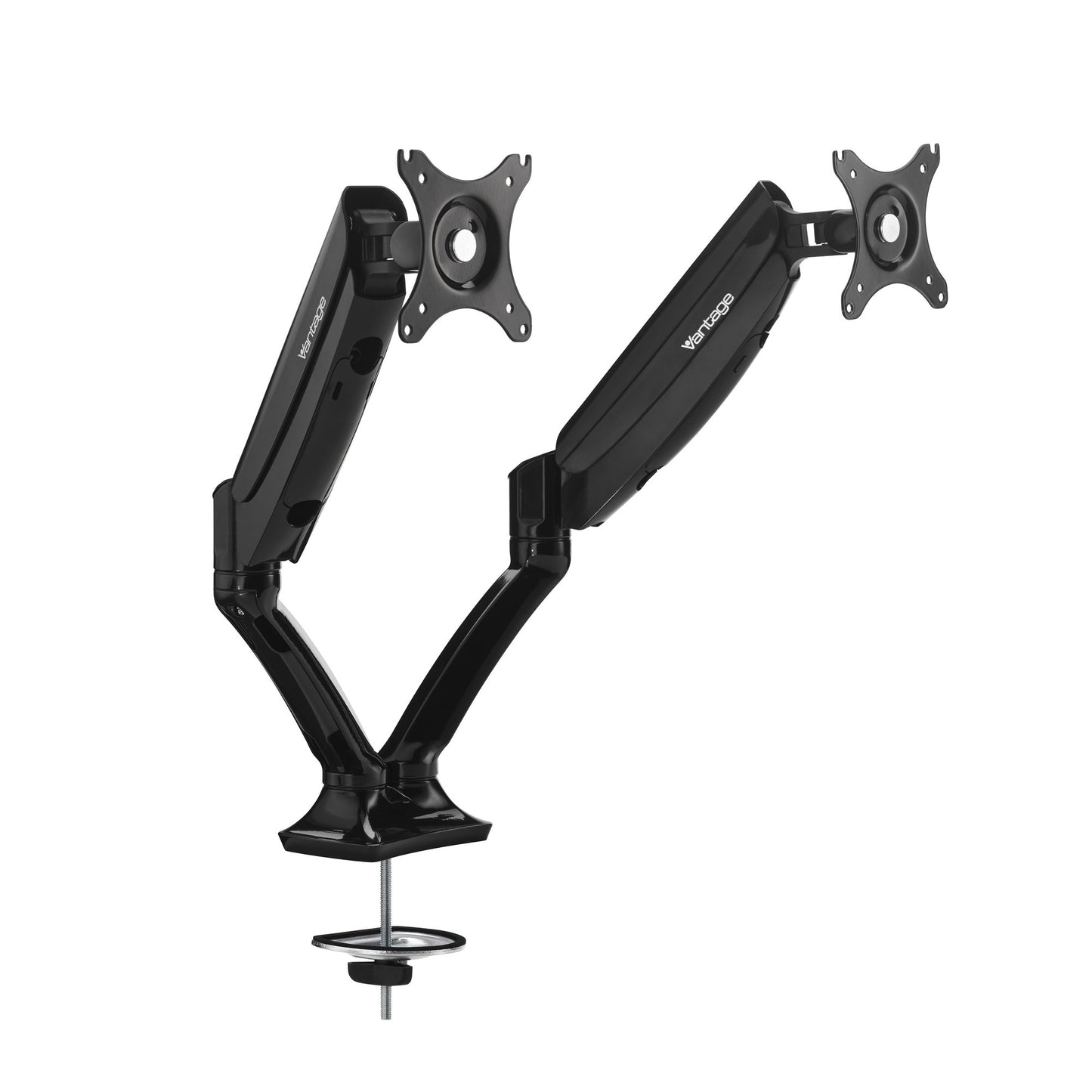 Vantage Office Duo Monitor Arm Black - D0280002 - NWT FM SOLUTIONS - YOUR CATERING WHOLESALER