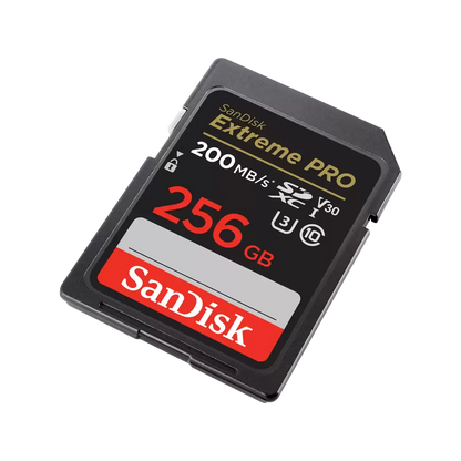 SanDisk Extreme PRO 256GB SDXC UHS-I Class 10 Memory Card