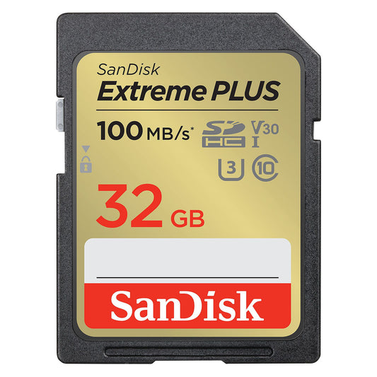 SanDisk 32GB Extreme PLUS Class 10 SDHC Memory Card - NWT FM SOLUTIONS - YOUR CATERING WHOLESALER