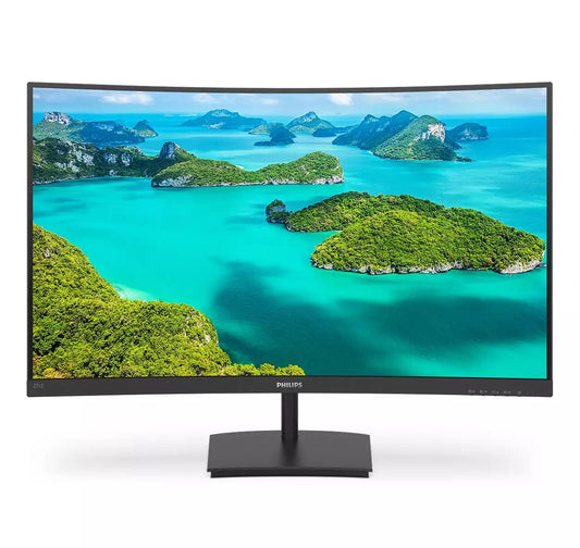 Philips E Line 271E1SCA 27 Inch 1920 x 1080 Pixels Full HD Resolution HDMI VGA LED Monitor - NWT FM SOLUTIONS - YOUR CATERING WHOLESALER