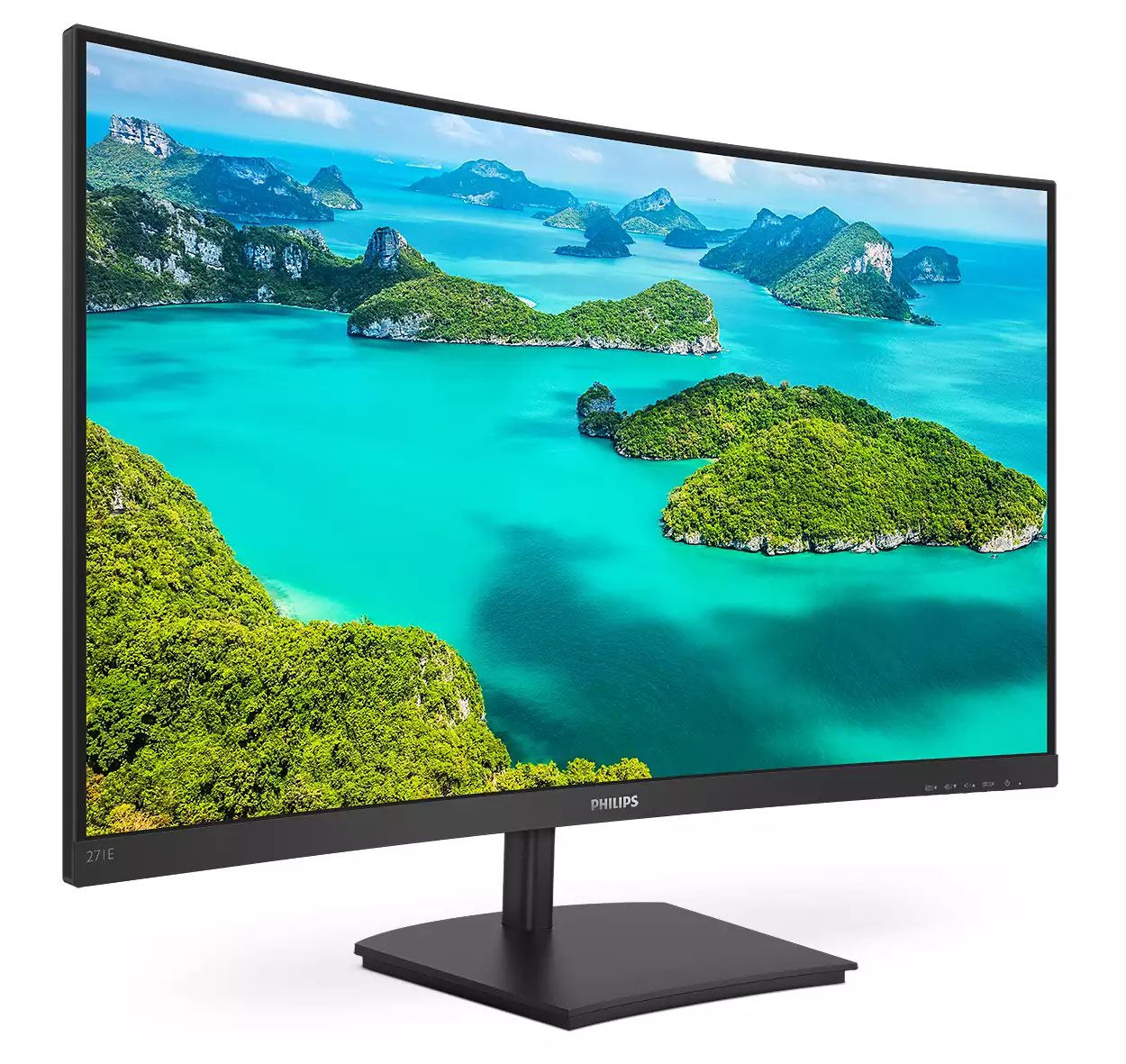 Philips E Line 271E1SCA 27 Inch 1920 x 1080 Pixels Full HD Resolution HDMI VGA LED Monitor