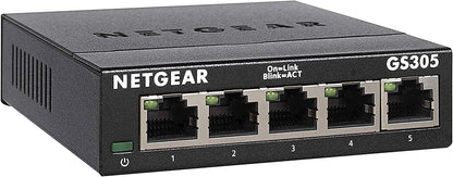 Netgear 5 Port SOHO SW 300 Series Unmanaged Gigabit Ethernet Network Switch - NWT FM SOLUTIONS - YOUR CATERING WHOLESALER