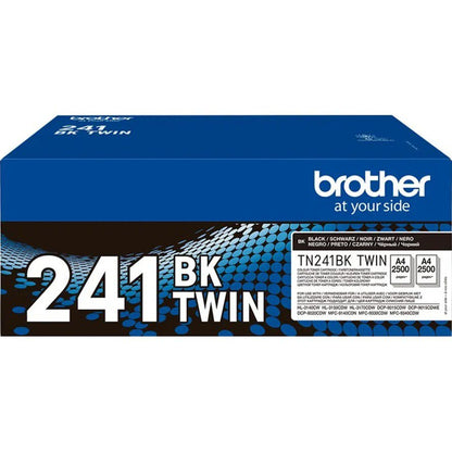 Brother Black Toner Cartridge Twin Pack 2 x 2.5k pages (Pack 2) - TN241BKTWIN - NWT FM SOLUTIONS - YOUR CATERING WHOLESALER