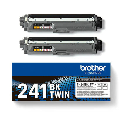 Brother Black Toner Cartridge Twin Pack 2 x 2.5k pages (Pack 2) - TN241BKTWIN